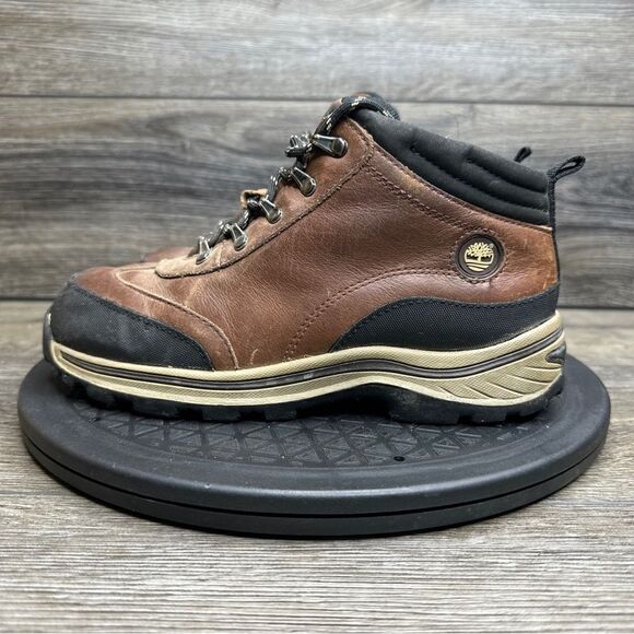 Timberland 22913M Brown Hiking Trail Ankle Boot Boy's Youth U.S. 4 - Picture 3 of 7